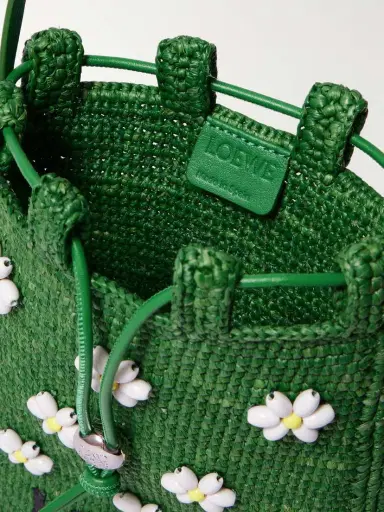 Loewe + Paula's Ibiza Embellished Raffia Shoulder Bag | Thumbnail 5