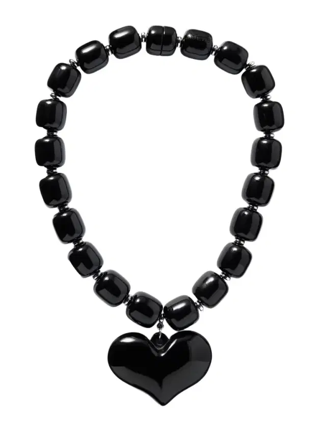 Julietta Amore Silver-tone Resin Necklace