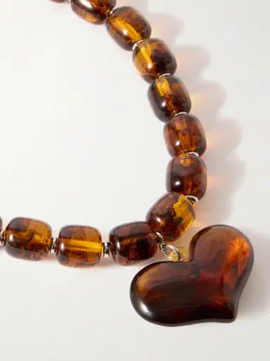 Julietta Amore Silver-tone Resin Necklace | Thumbnail 4