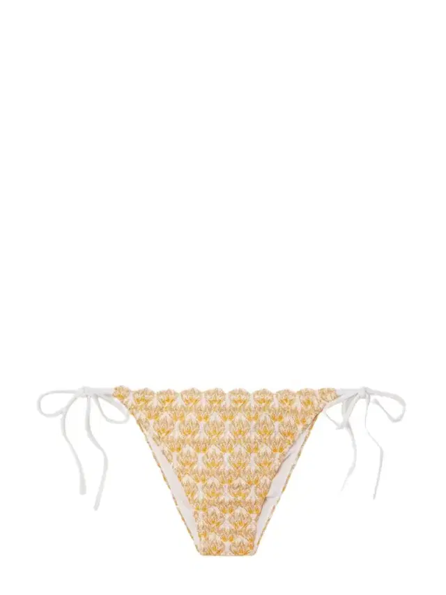 Mare Metallic Crochet-knit Bikini
