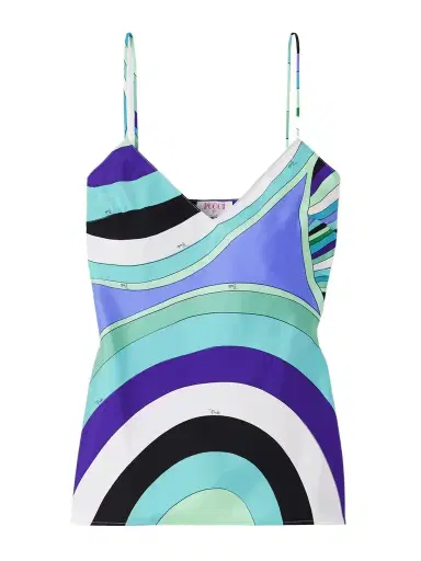 PUCCI Printed Silk-twill Camisole | Thumbnail 1