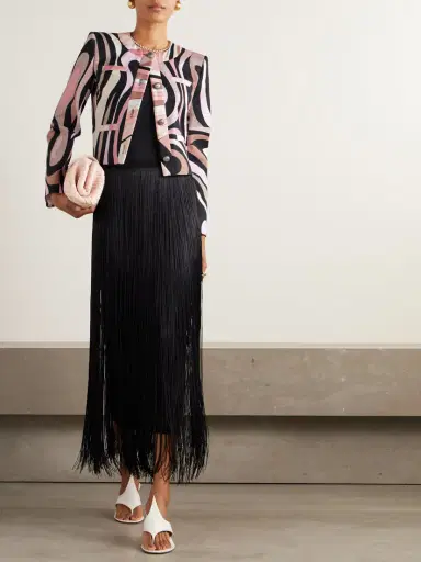 PUCCI Printed Cotton-blend Gabardine Jacket | Thumbnail 2 PUCCI Printed Cotton-blend Gabardine Jacket | Thumbnail 2