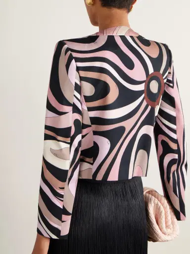PUCCI Printed Cotton-blend Gabardine Jacket | Thumbnail 3 PUCCI Printed Cotton-blend Gabardine Jacket | Thumbnail 3