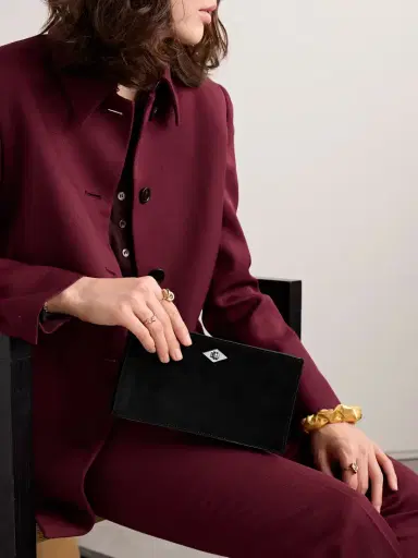 Métier Ease Suede Clutch | Thumbnail 2 Métier Ease Suede Clutch | Thumbnail 2