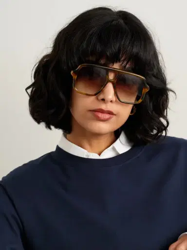Loewe Aviator-style Tortoiseshell Acetate Sunglasses | Thumbnail 2