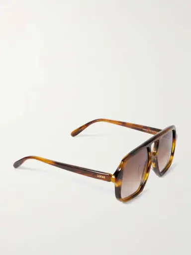 Loewe Aviator-style Tortoiseshell Acetate Sunglasses | Thumbnail 3
