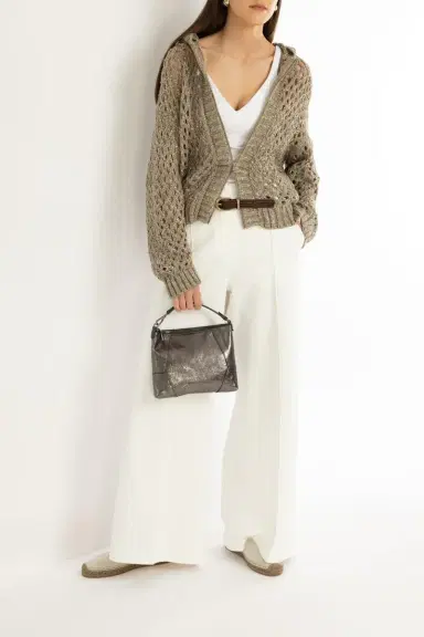 Brunello Cucinelli Sparkling Zip Cardigan | Thumbnail 2