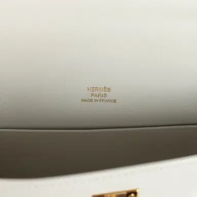 HERMÈS Hermes Kelly Pochette White Swift Gold Hardware | Thumbnail 7