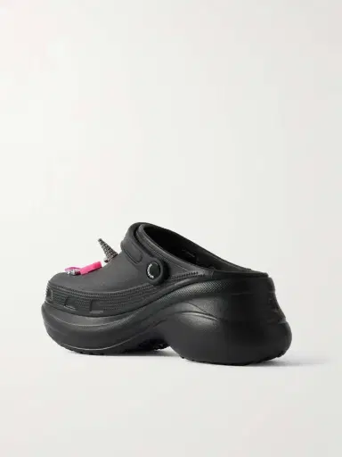 Balenciaga + Crocs™ Embellished Rubber Mules | Thumbnail 3 Balenciaga + Crocs™ Embellished Rubber Mules | Thumbnail 3