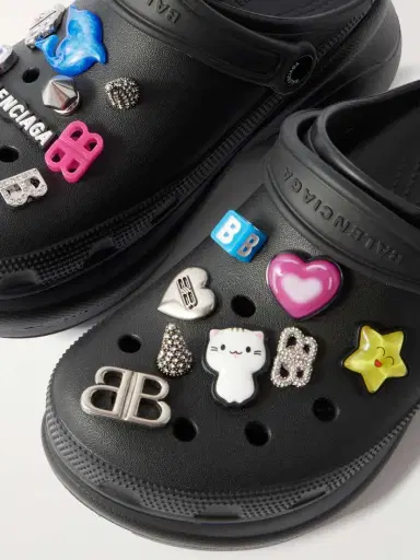Balenciaga + Crocs™ Embellished Rubber Mules | Thumbnail 4 Balenciaga + Crocs™ Embellished Rubber Mules | Thumbnail 4