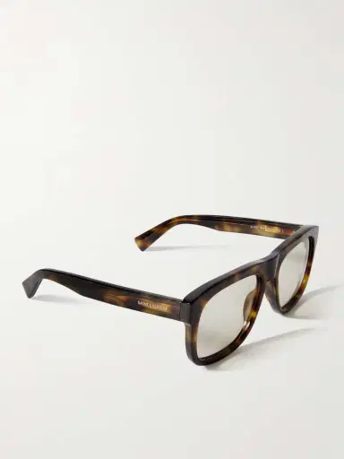 Saint Laurent Eyewear Square-frame Tortoiseshell Acetate Sunglasses | Thumbnail 3 Saint Laurent Eyewear Square-frame Tortoiseshell Acetate Sunglasses | Thumbnail 3