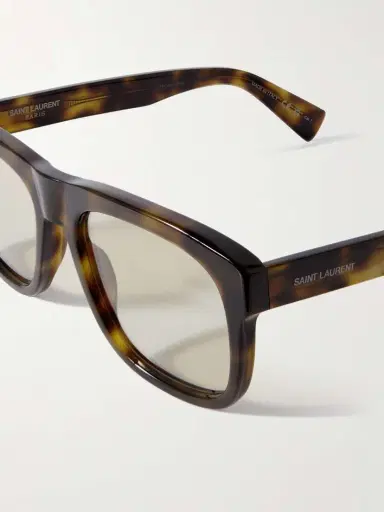 Saint Laurent Eyewear Square-frame Tortoiseshell Acetate Sunglasses | Thumbnail 4 Saint Laurent Eyewear Square-frame Tortoiseshell Acetate Sunglasses | Thumbnail 4