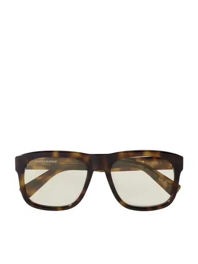 Square-frame Tortoiseshell Acetate Sunglasses