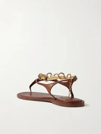 Zimmermann Wild Embellished Leather Sandals | Thumbnail 3 Zimmermann Wild Embellished Leather Sandals | Thumbnail 3