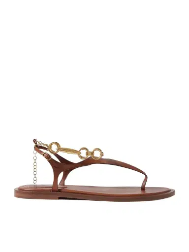 Zimmermann Wild Embellished Leather Sandals | Thumbnail 1 Zimmermann Wild Embellished Leather Sandals | Thumbnail 1