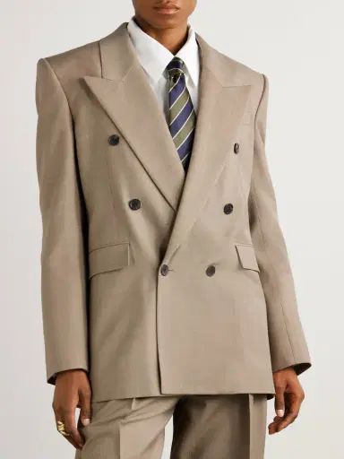 Saint Laurent Double-breasted Wool Suit Jacket | Thumbnail 3 Saint Laurent Double-breasted Wool Suit Jacket | Thumbnail 3