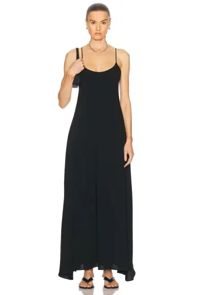 LESET Ari Scoop Neck Maxi Dress | Thumbnail 1