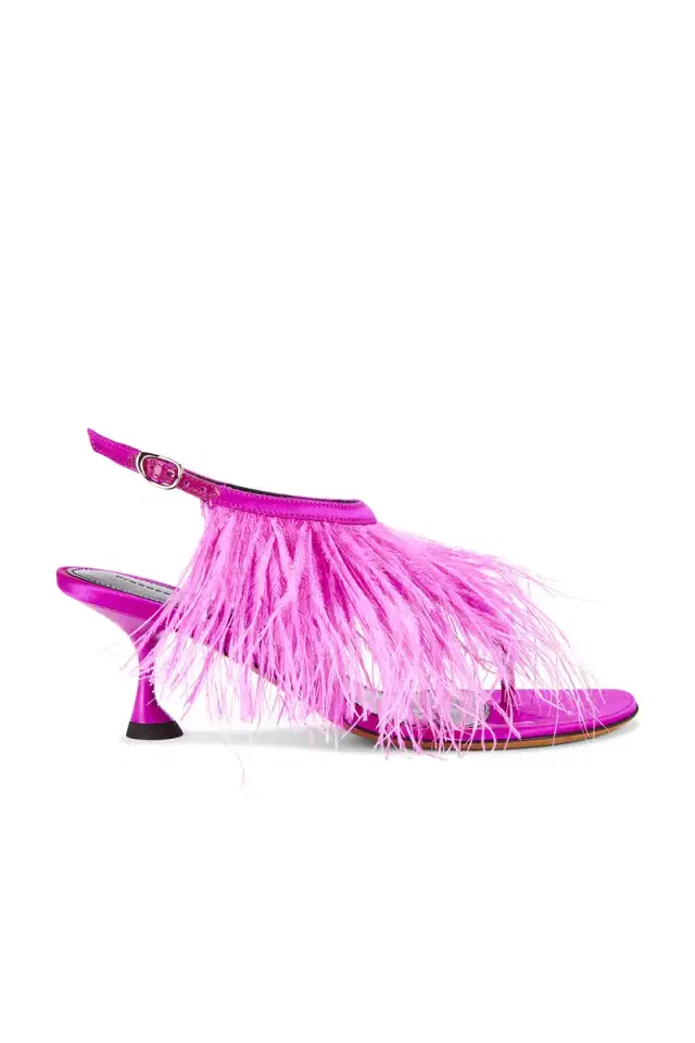 Proenza Schouler Tee Thong Feather Sandal