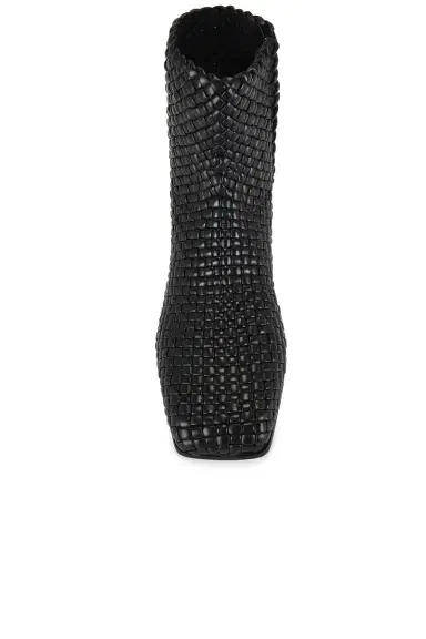 Bottega Veneta Zipped Padded Intreccio Supple Lambskin Ankle Boot | Thumbnail 4 Bottega Veneta Zipped Padded Intreccio Supple Lambskin Ankle Boot | Thumbnail 4