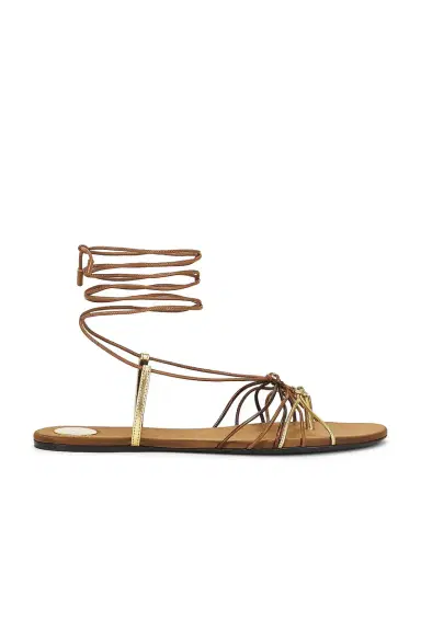 Saint Laurent Bridget Flat Sandal | Thumbnail 1 Saint Laurent Bridget Flat Sandal | Thumbnail 1