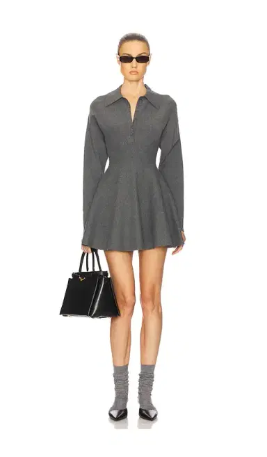 Helsa Saffron Mini Knit Dress | Thumbnail 4 Helsa Saffron Mini Knit Dress | Thumbnail 4