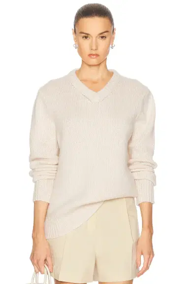 Jenni Kayne Cashmere Kate V Neck Sweater | Thumbnail 1
