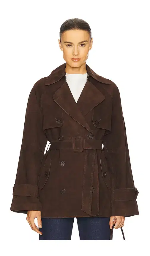 L'Academie Elae Suede Jacket