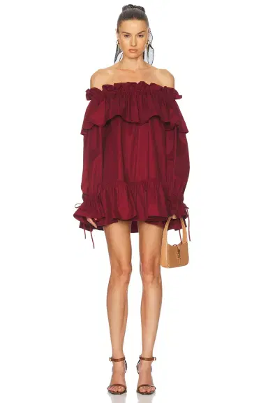 Saint Laurent Off The Shoulder Blouse | Thumbnail 1 Saint Laurent Off The Shoulder Blouse | Thumbnail 1