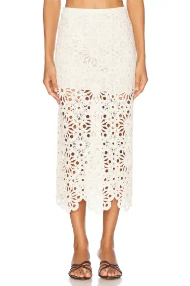 L'Academie Shay Midi Skirt | Thumbnail 3