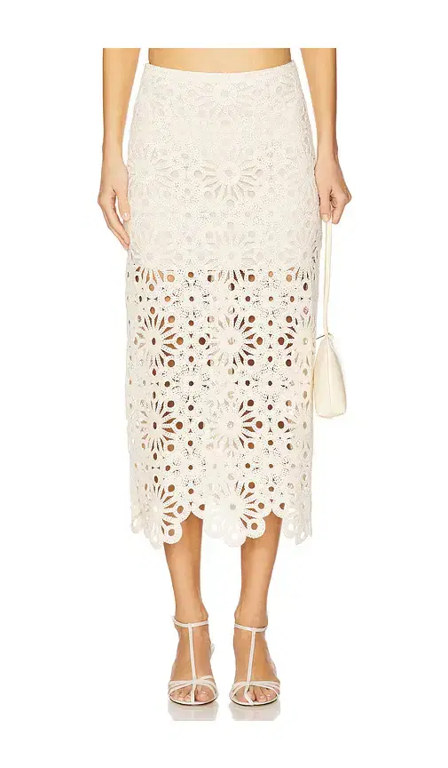 L'Academie Shay Midi Skirt
