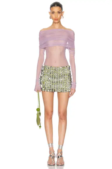 The New Arrivals by Ilkyaz Ozel Tai Skirt | Thumbnail 5