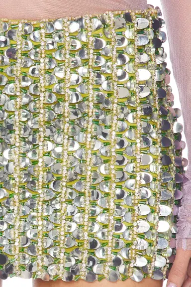 The New Arrivals by Ilkyaz Ozel Tai Skirt | Thumbnail 6