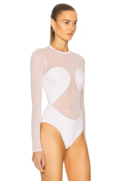 Alaïa Sheer Bodysuit | Thumbnail 3 Alaïa Sheer Bodysuit | Thumbnail 3