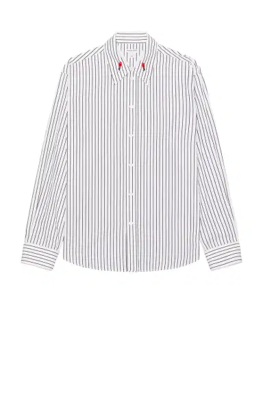 Bottega Veneta Matches Pinstripe Poplin Shirt | Thumbnail 1