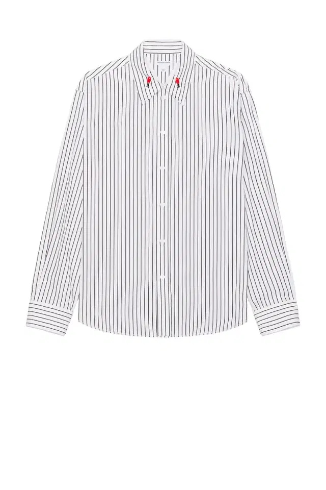 Bottega Veneta Matches Pinstripe Poplin Shirt