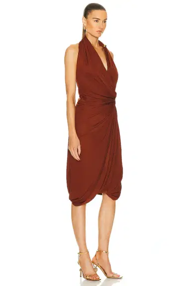 Bottega Veneta Light Weight Viscose Jersey Dress | Thumbnail 2 Bottega Veneta Light Weight Viscose Jersey Dress | Thumbnail 2
