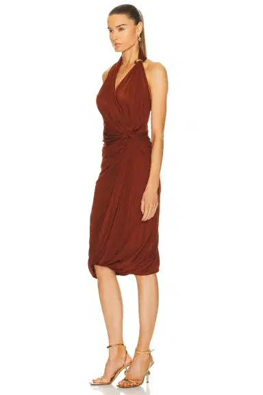 Bottega Veneta Light Weight Viscose Jersey Dress | Thumbnail 3 Bottega Veneta Light Weight Viscose Jersey Dress | Thumbnail 3