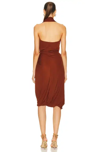 Bottega Veneta Light Weight Viscose Jersey Dress | Thumbnail 4 Bottega Veneta Light Weight Viscose Jersey Dress | Thumbnail 4