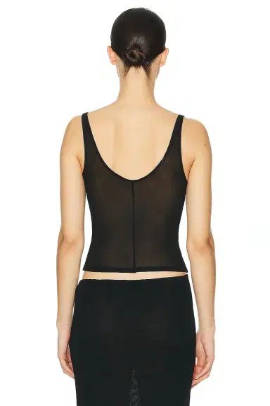 Helsa Sheer Knit Tank Top | Thumbnail 5