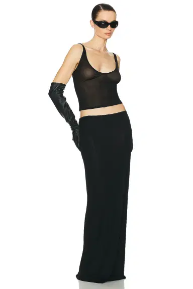 Helsa Sheer Knit Tank Top | Thumbnail 6