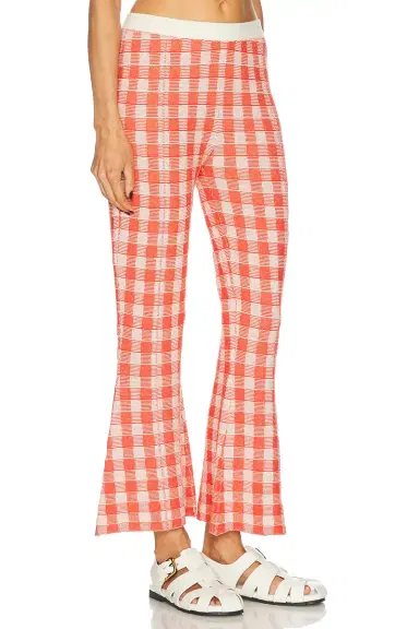 Guest In Residence Gingham Flare Pant | Thumbnail 2