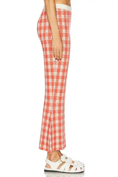 Guest In Residence Gingham Flare Pant | Thumbnail 3