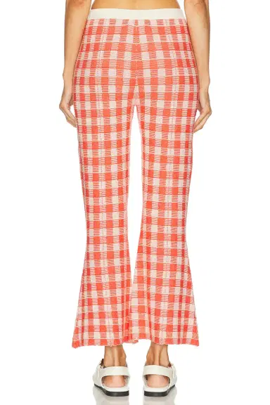 Guest In Residence Gingham Flare Pant | Thumbnail 4