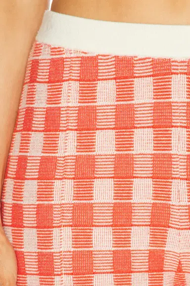 Guest In Residence Gingham Flare Pant | Thumbnail 6