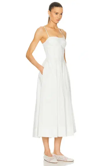 SIMKHAI Kittiya Sleeveless Midi Dress | Thumbnail 2