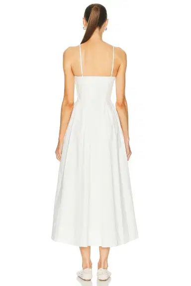SIMKHAI Kittiya Sleeveless Midi Dress | Thumbnail 3