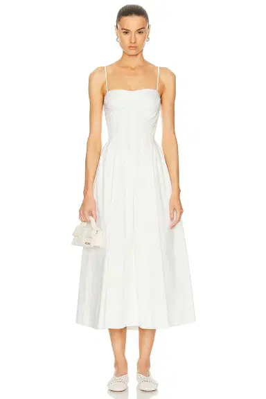 SIMKHAI Kittiya Sleeveless Midi Dress | Thumbnail 1
