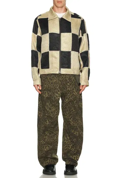 ANDERSSON BELL Patchwork Zip-Up Jacket | Thumbnail 4