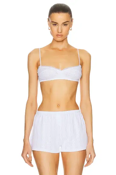 Cou Cou Intimates The Pointelle Balconette Bralette | Thumbnail 1 Cou Cou Intimates The Pointelle Balconette Bralette | Thumbnail 1