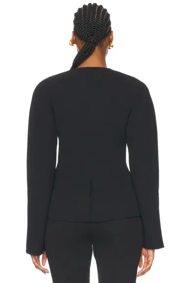 EAVES Gal Polished Crepe Blazer | Thumbnail 5 EAVES Gal Polished Crepe Blazer | Thumbnail 5